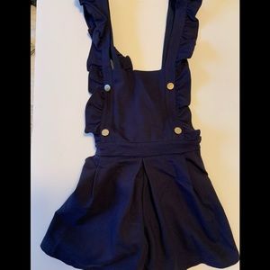 Navy Shorts Romper.
